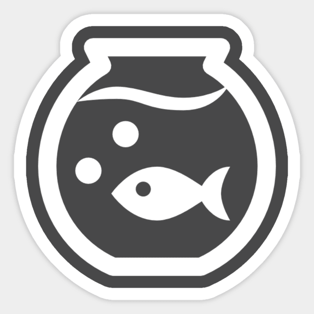 fish Sticker by kaibeckman